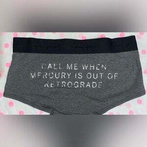 Victoria’s Secret Pink cotton boyshort panties VS pink logo panty constellation